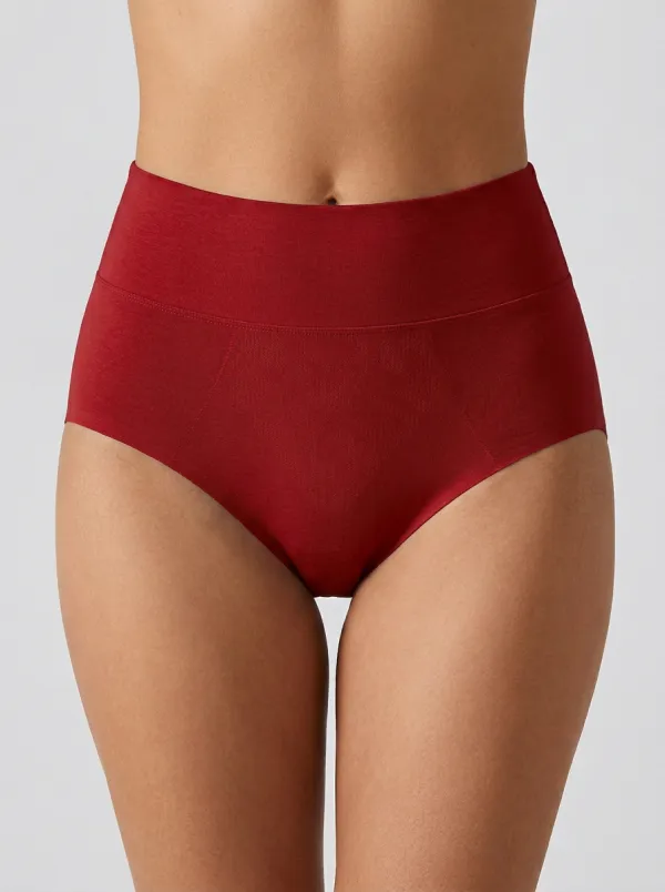Women's Everyday-Essential High-Waisted Seamless Panties