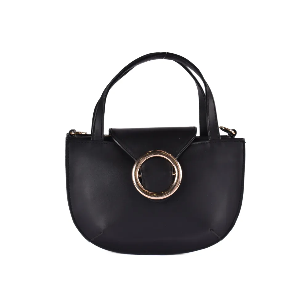 Polished Leather Crossbody Bag
