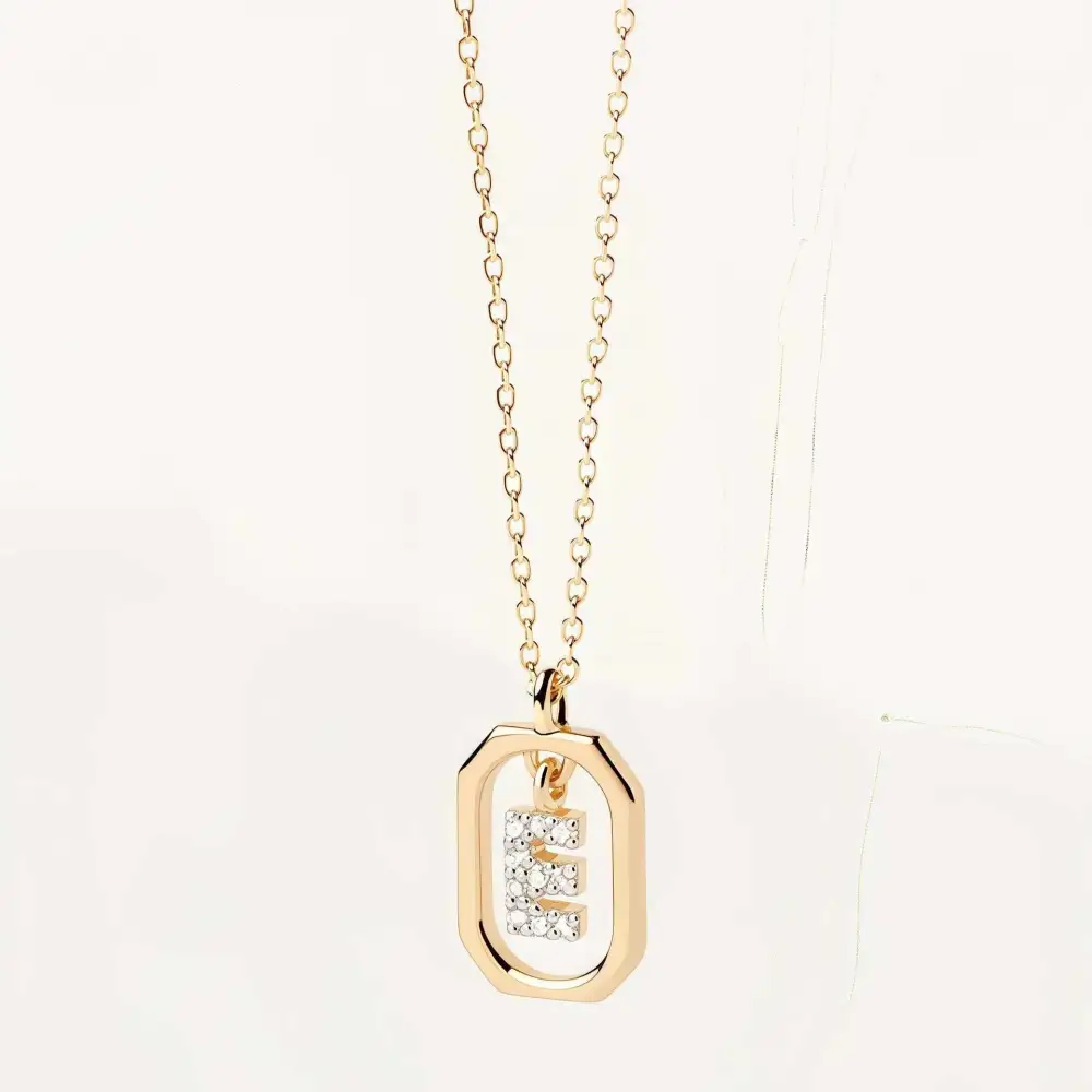 Initial Framed Necklace