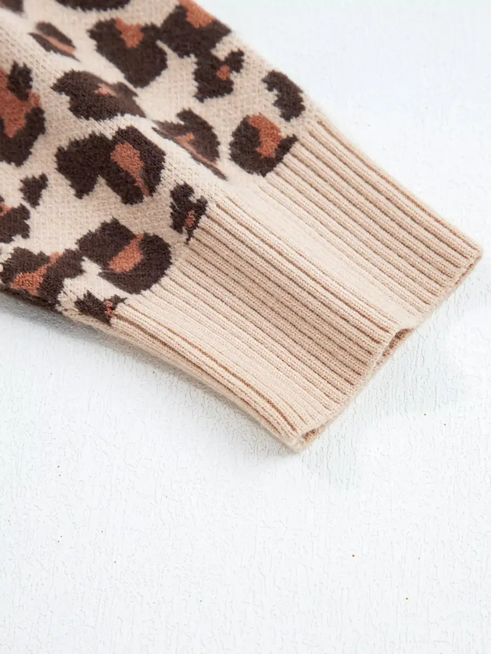 Animal Print High Neck Mini Dress