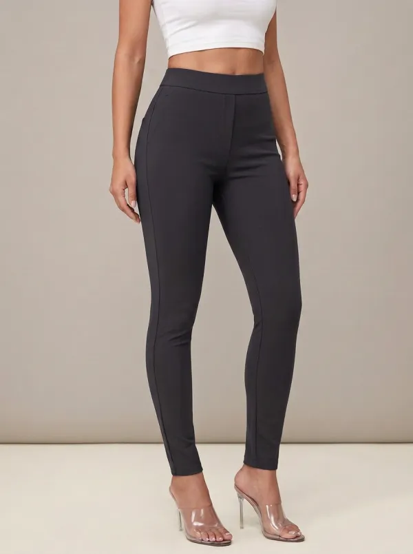 Easy-Wear Mid-Rise Women's Stretch Mid-Rise Pants