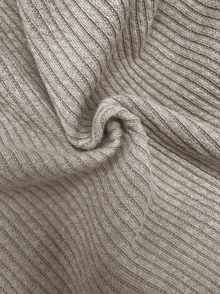 Twist Detail Cross Neck Sweater