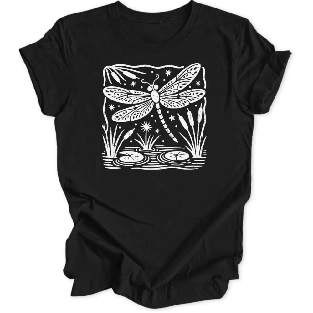 Folk Art Dragonfly Unisex T-Shirt