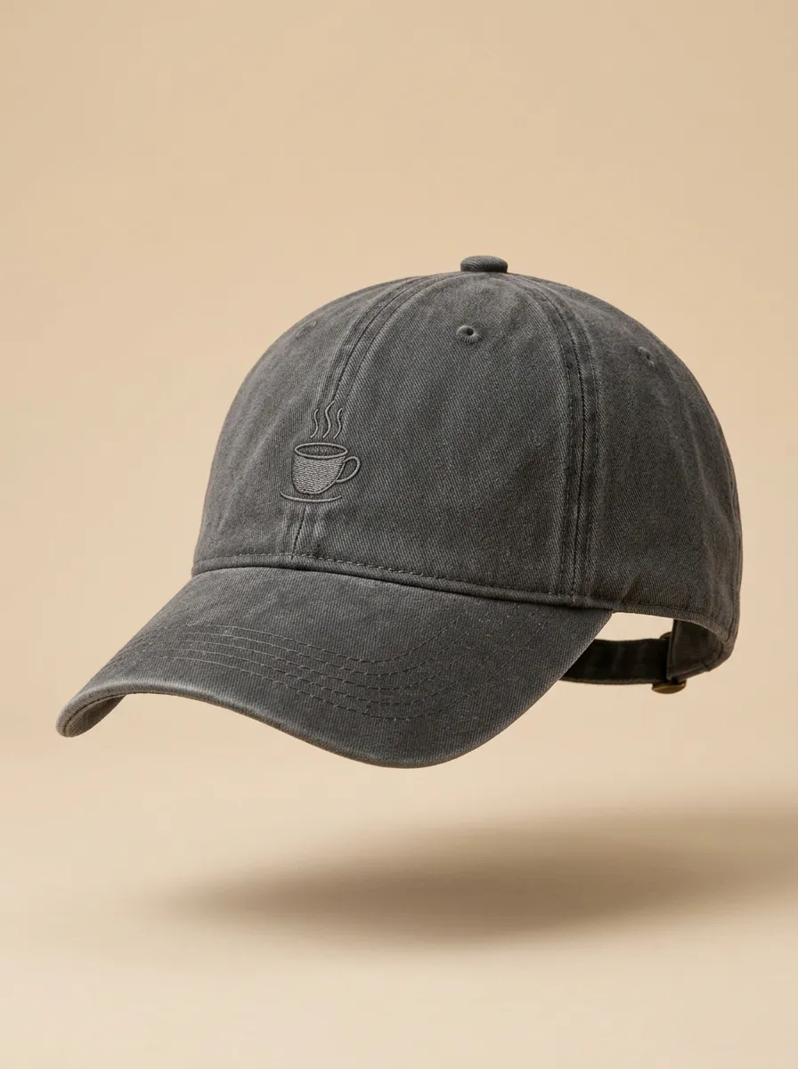 Soft Coffee-Lover Embroidered Unisex Baseball Cap