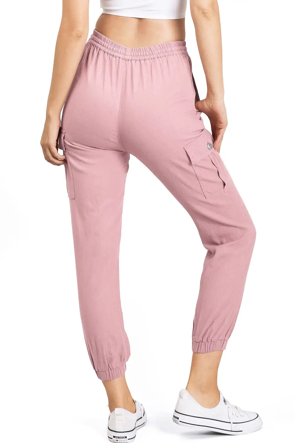 Linen Joggers with Pockets