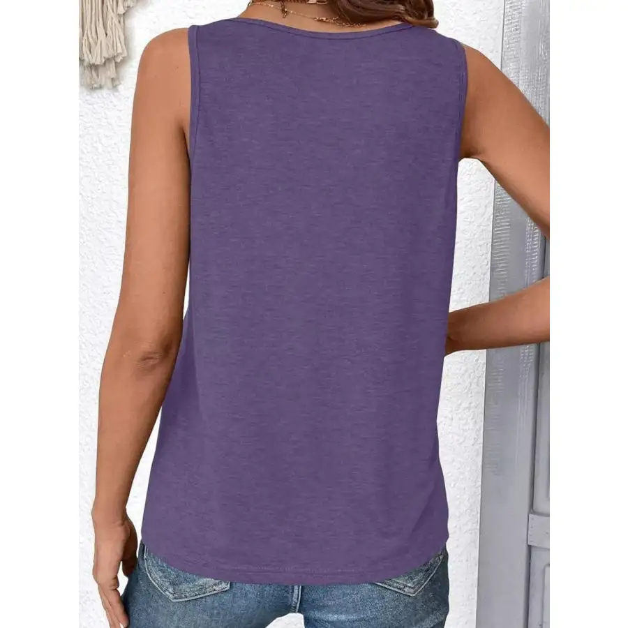 Ruched V Neck Tank