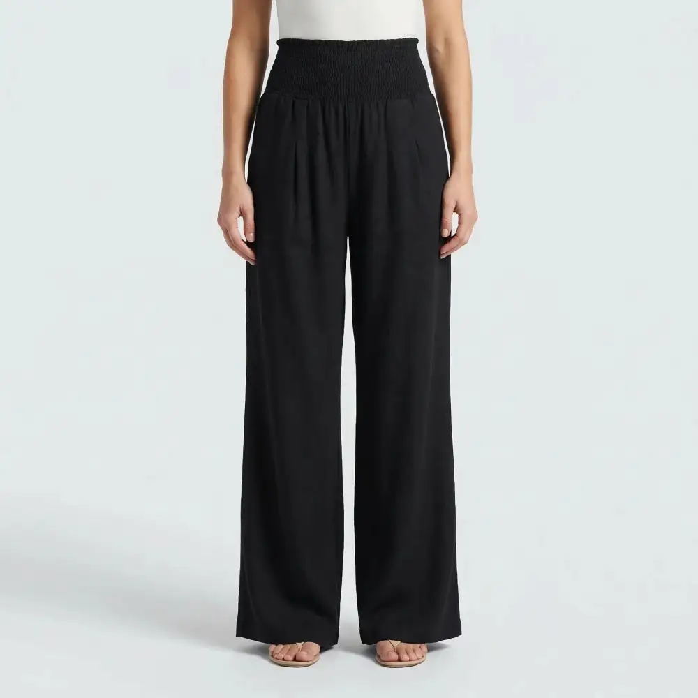 Wide Leg High Waisted