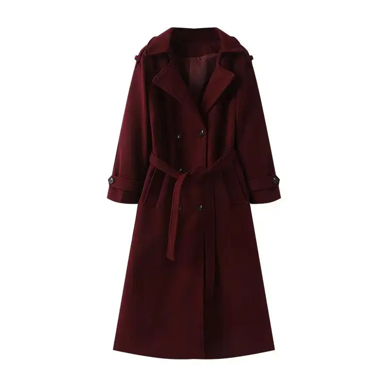 Tailored Belted Trench Coat