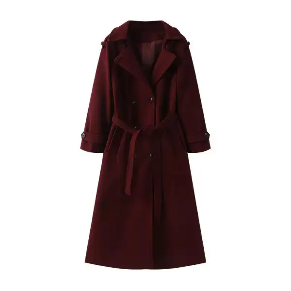 Tailored Belted Trench Coat