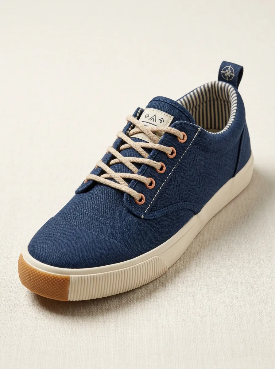 Daily Compass Graphic Graphic Edit Men's Canvas Shoes