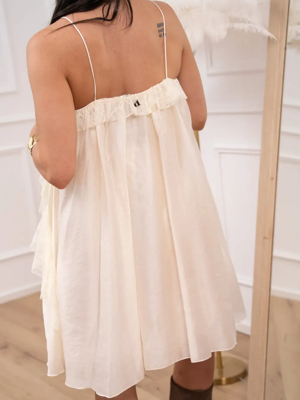 Utility Mini V Neck Dress