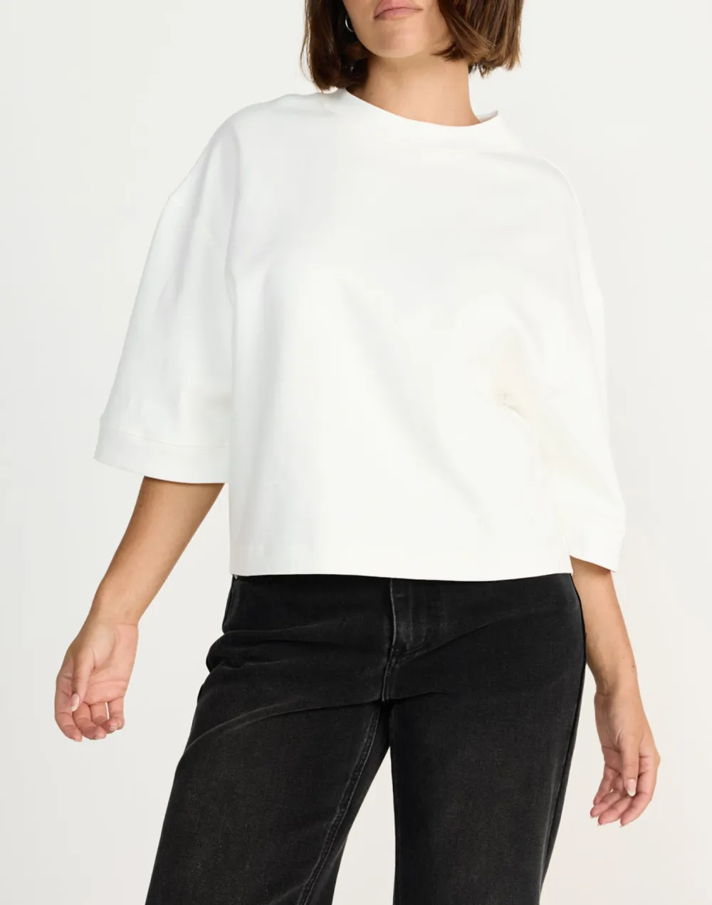 Lazy Style Cropped T-Shirt