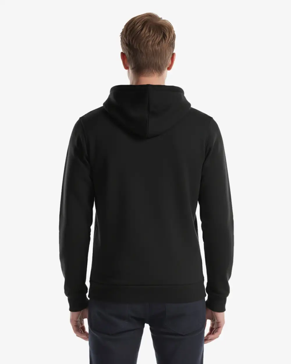 Relaxed Slim-Fit Full-Zip Hooded Sweatshirt