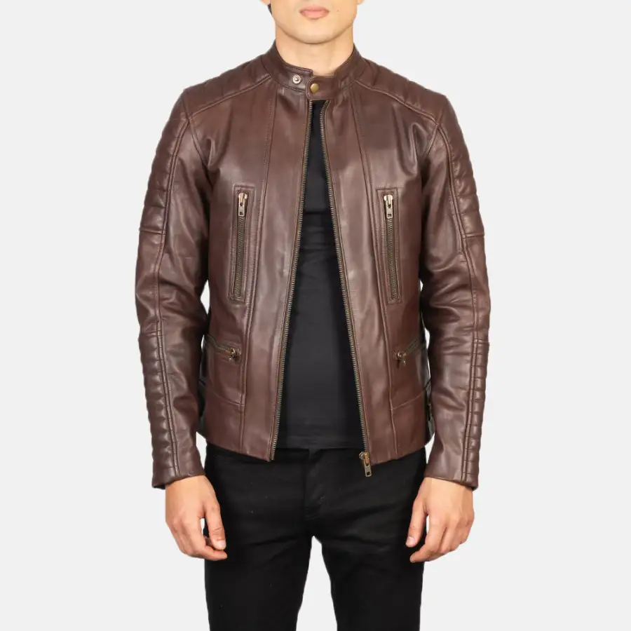 Men's Classic Heritage Biker Leather Jacket