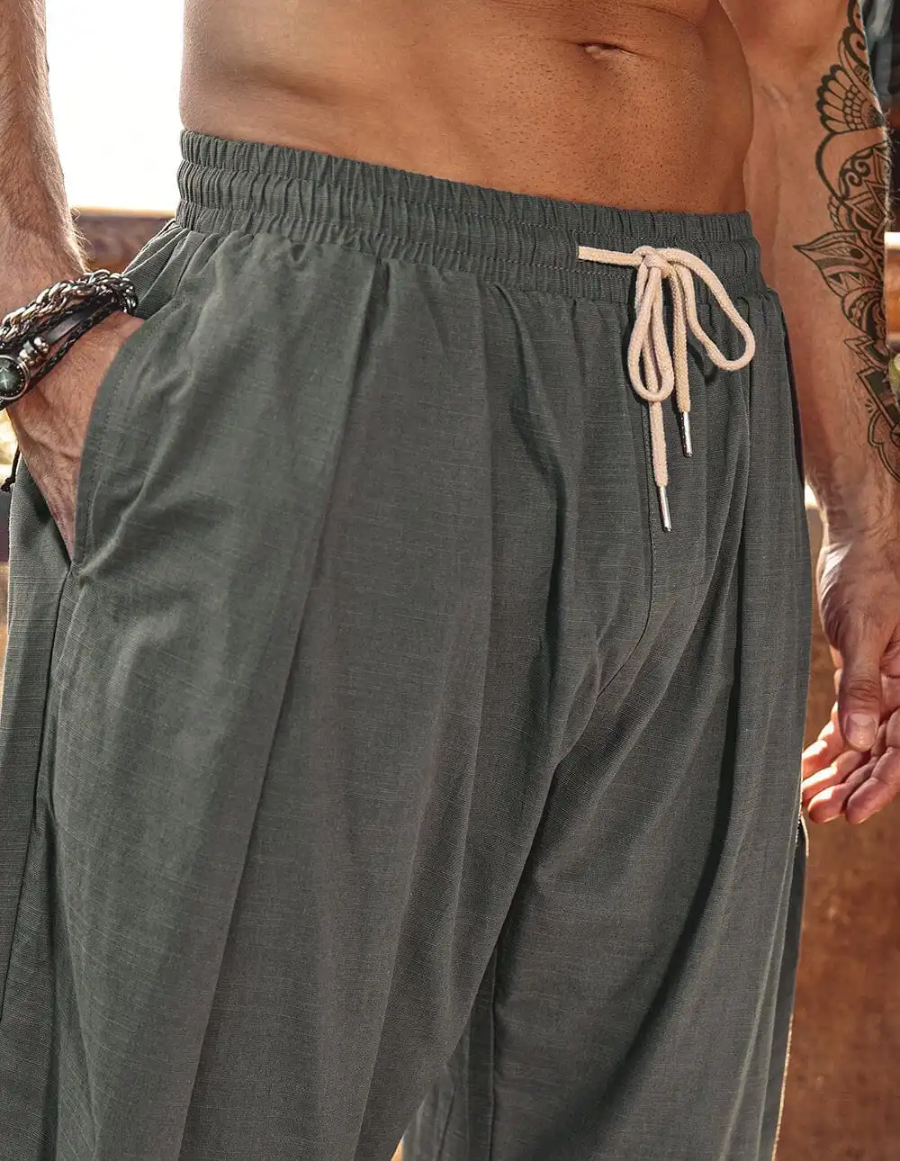 Weekend Drawstring Waist Pants