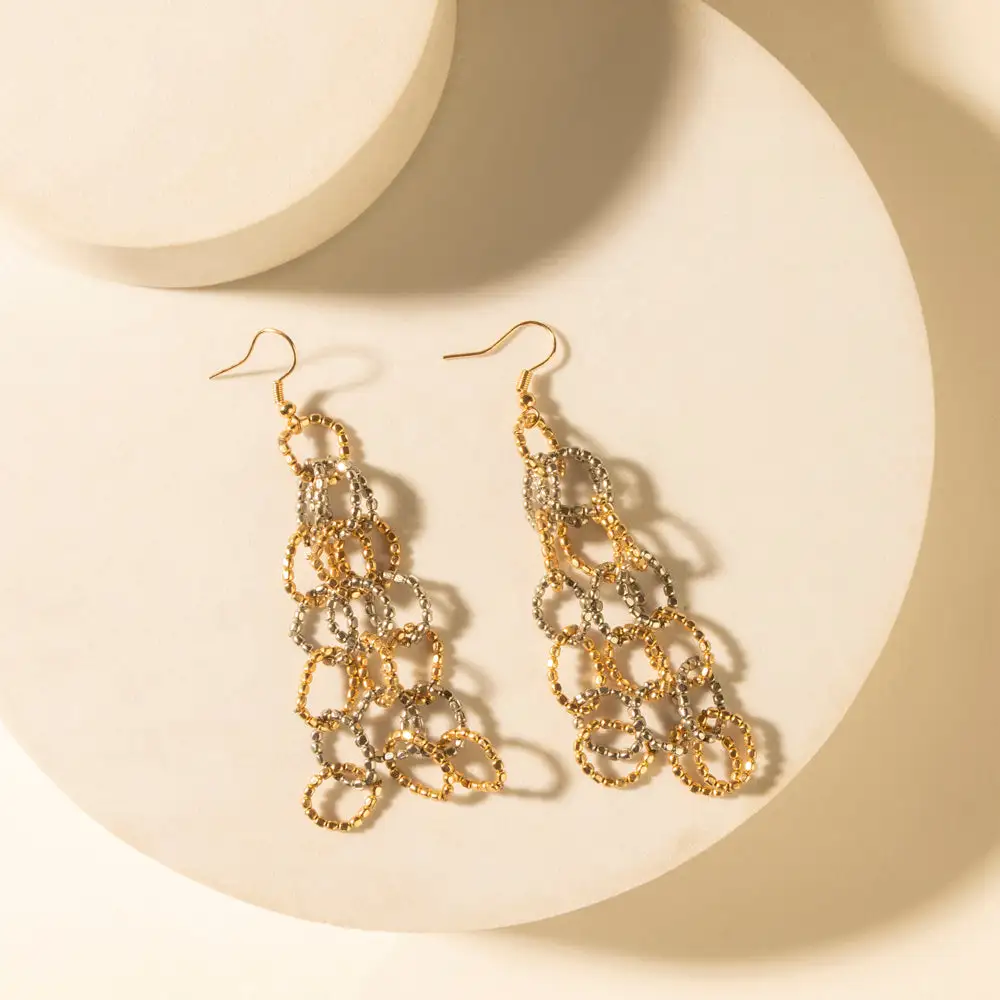 Bold Refined Artful Statement Earrings
