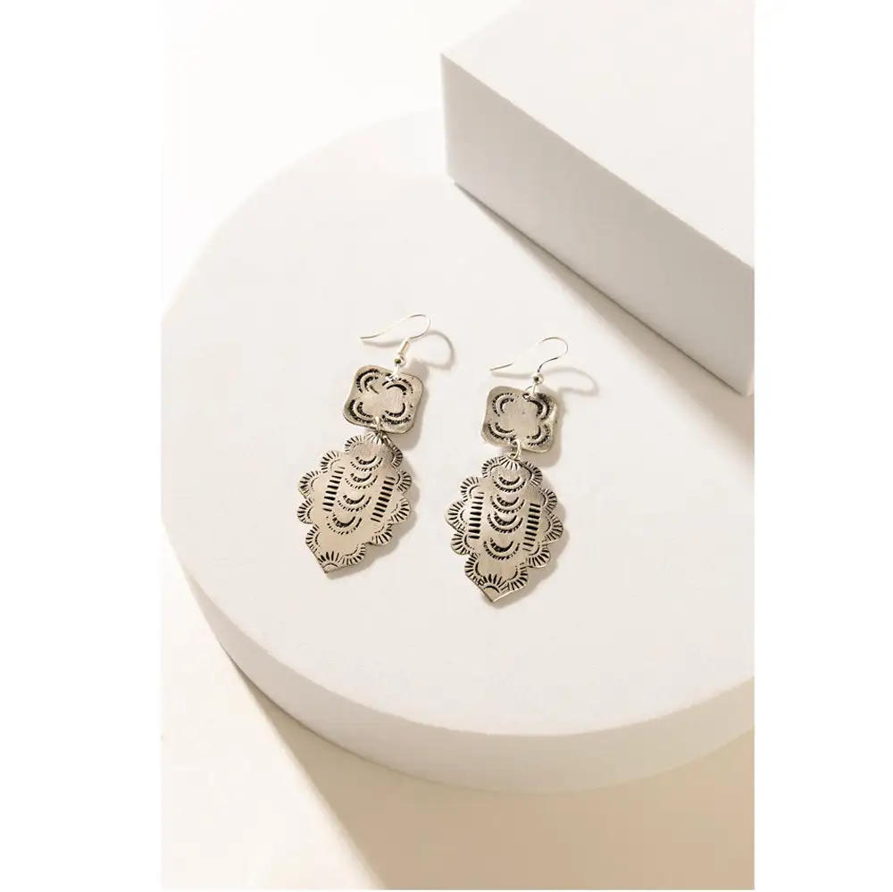 Linear Balanced Artful Statement Earrings