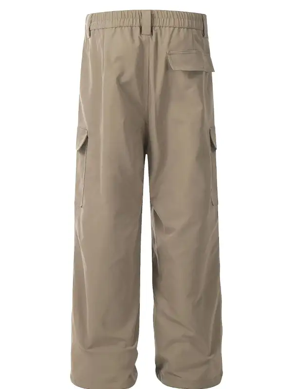 Straight Cargo Pants With Multi-Pocket