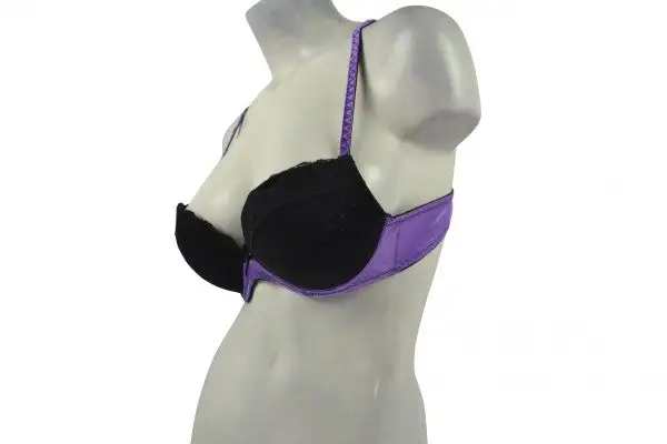 Satin Push Up Tulle Bra