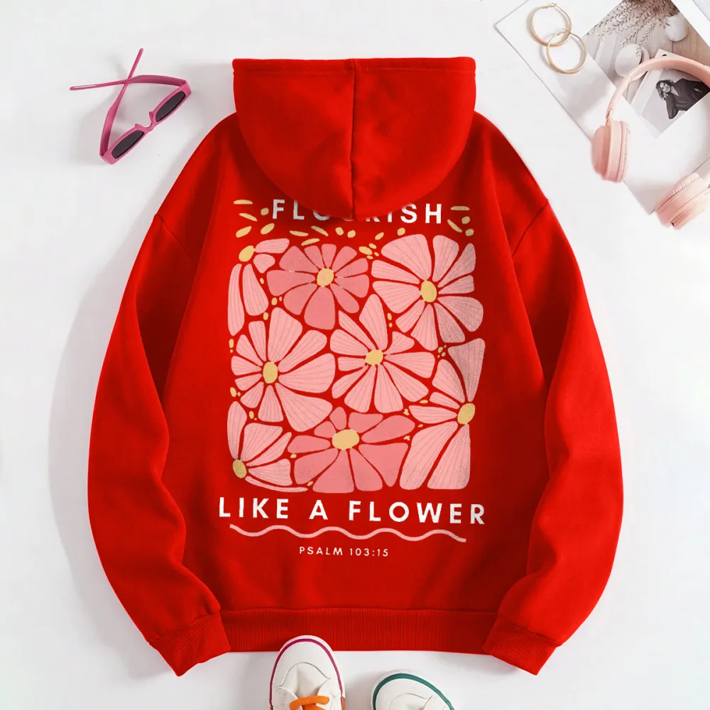 like a flower Bohemian flowers Women's Fashion Hoodie