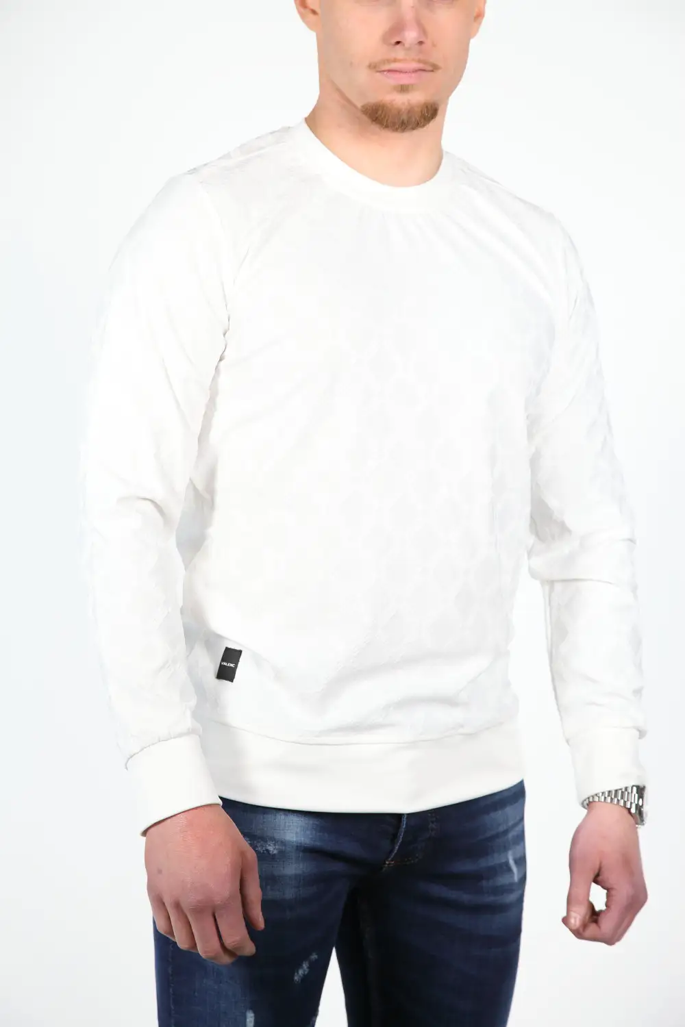 Slim Fit Refined Crew Neck Sweater
