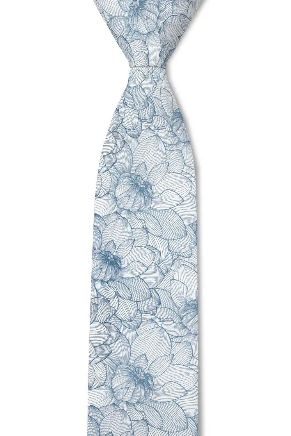 Botanical Floral Pattern Necktie