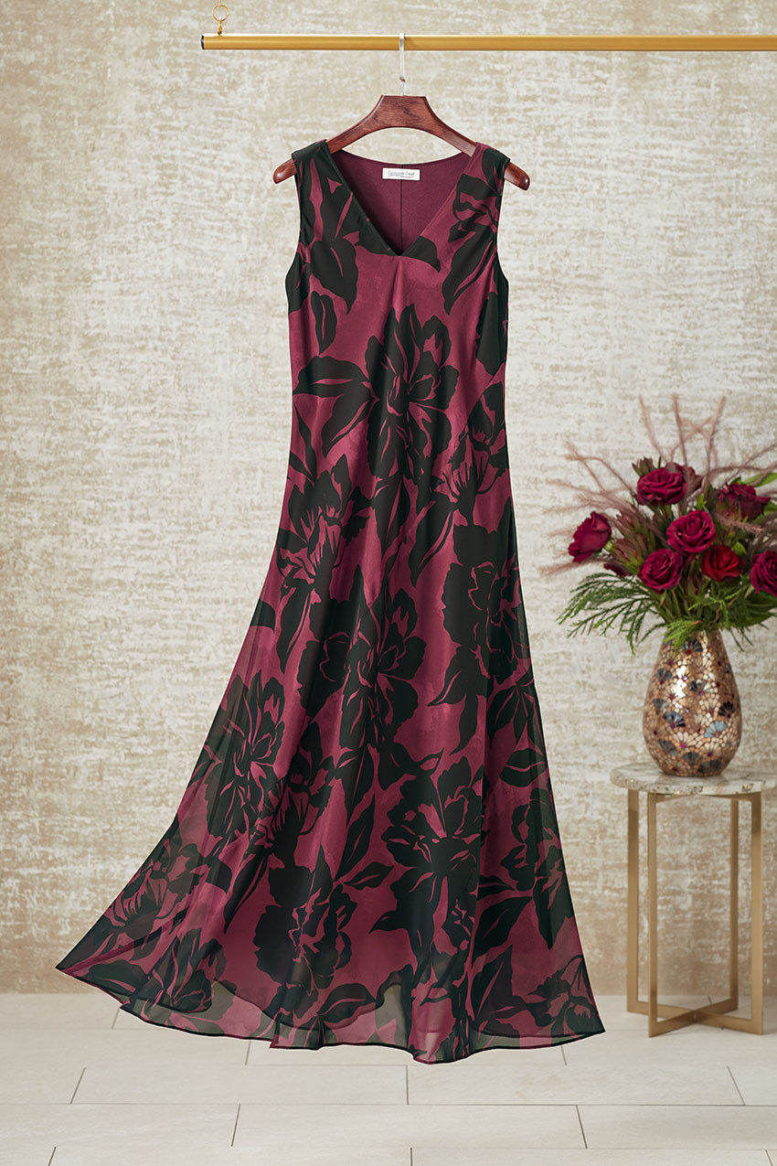 Floral Noir Dress