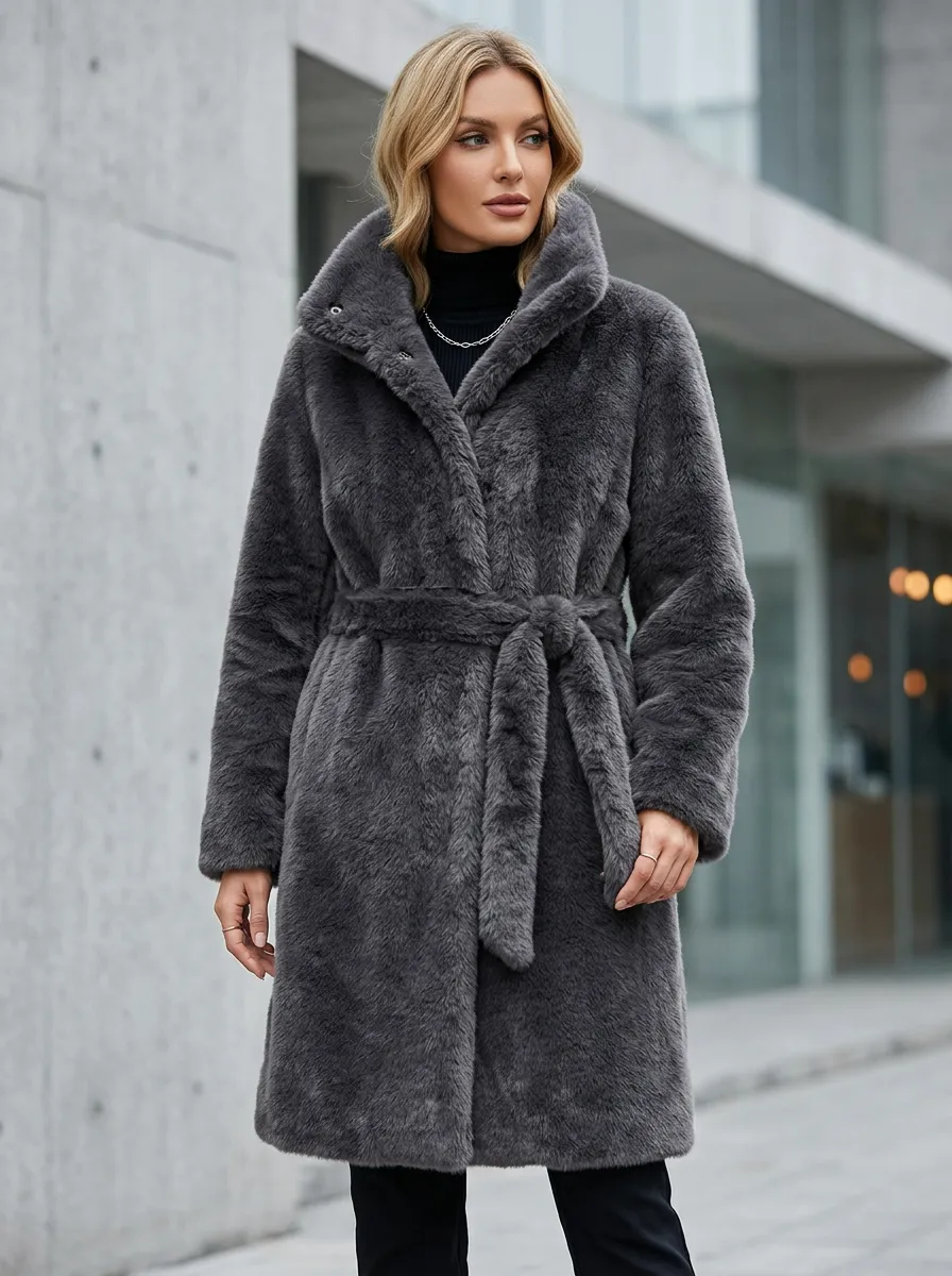 Women's Faux Fur Winter Coat