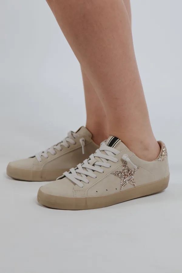 Vintage Inspired Suede Casual Sneakers