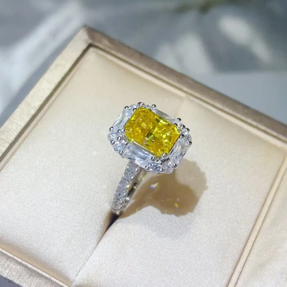Simple Moissanite Ring