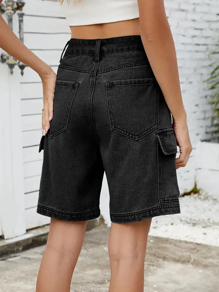 Street Style Denim Shorts