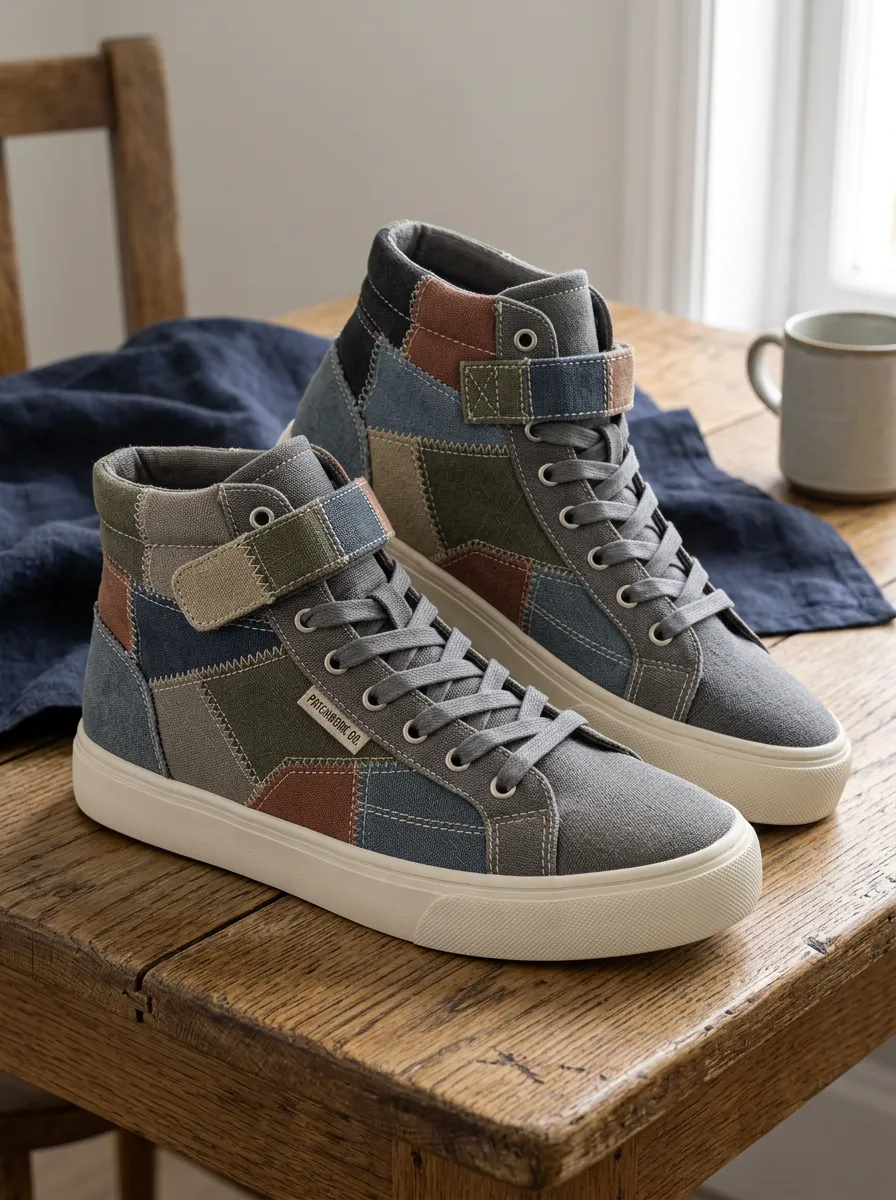 Men's Urban Vintage Pattern Patterned Retro Canvas Shoes