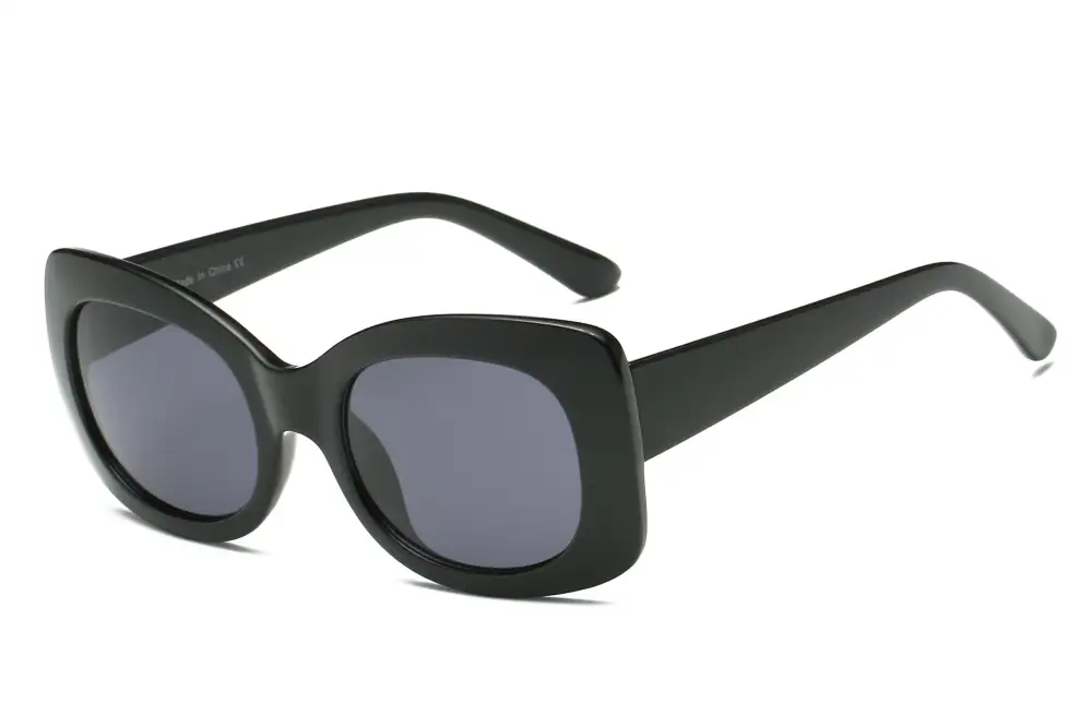Retro Rectangle Oversized Sunglasses