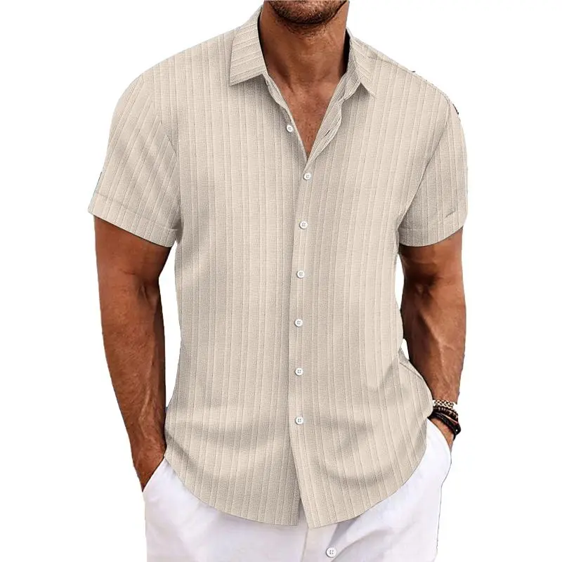 Striped Button Cotton Shirt