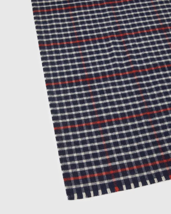 Casual Style Wool Plaid Scarf