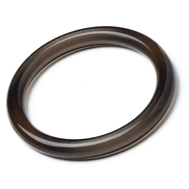 Lce Obsidian Bangle Bracelet