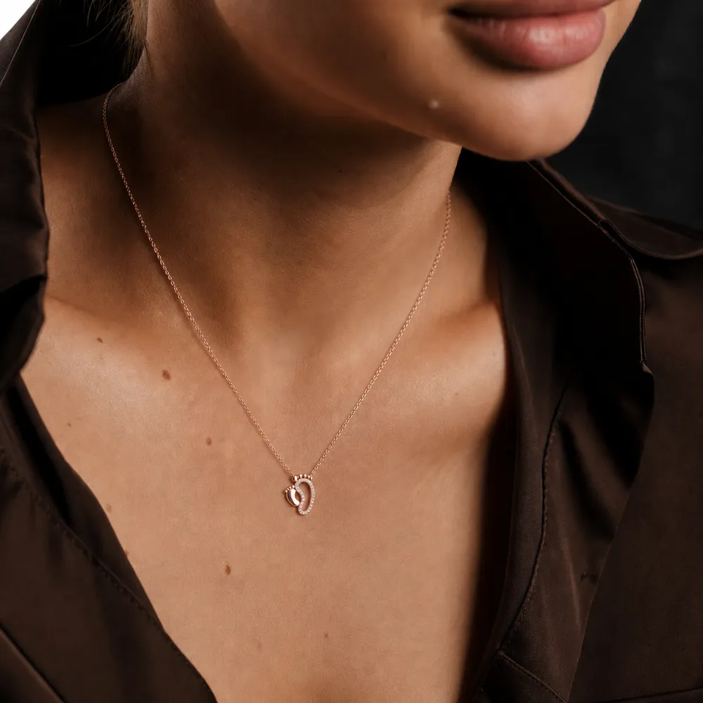 Always Everyday Footprint Necklace