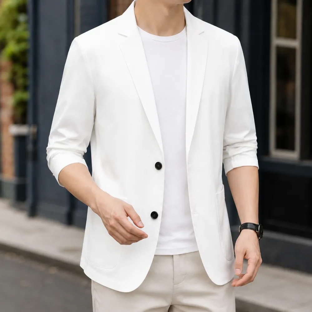 Lightweight Woven Blazer