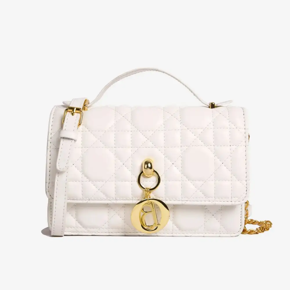 Chic Quilted Black Chain Flap Bag
