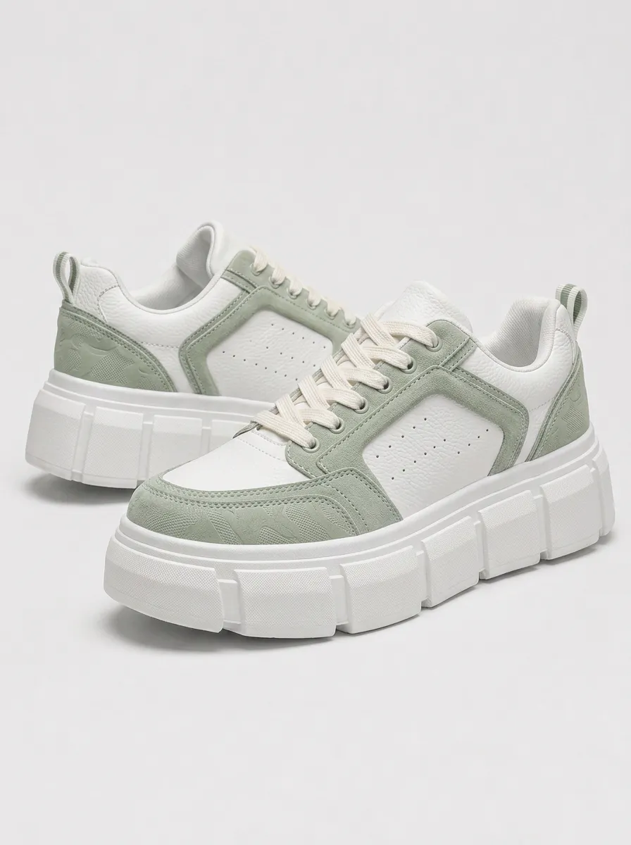 Men's Modern Colorblock Patterned Everyday Skate Shoes