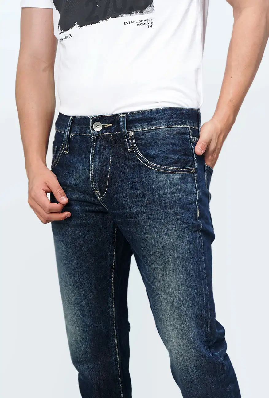 Men's Elegant Minimal Slim Fit Jeans