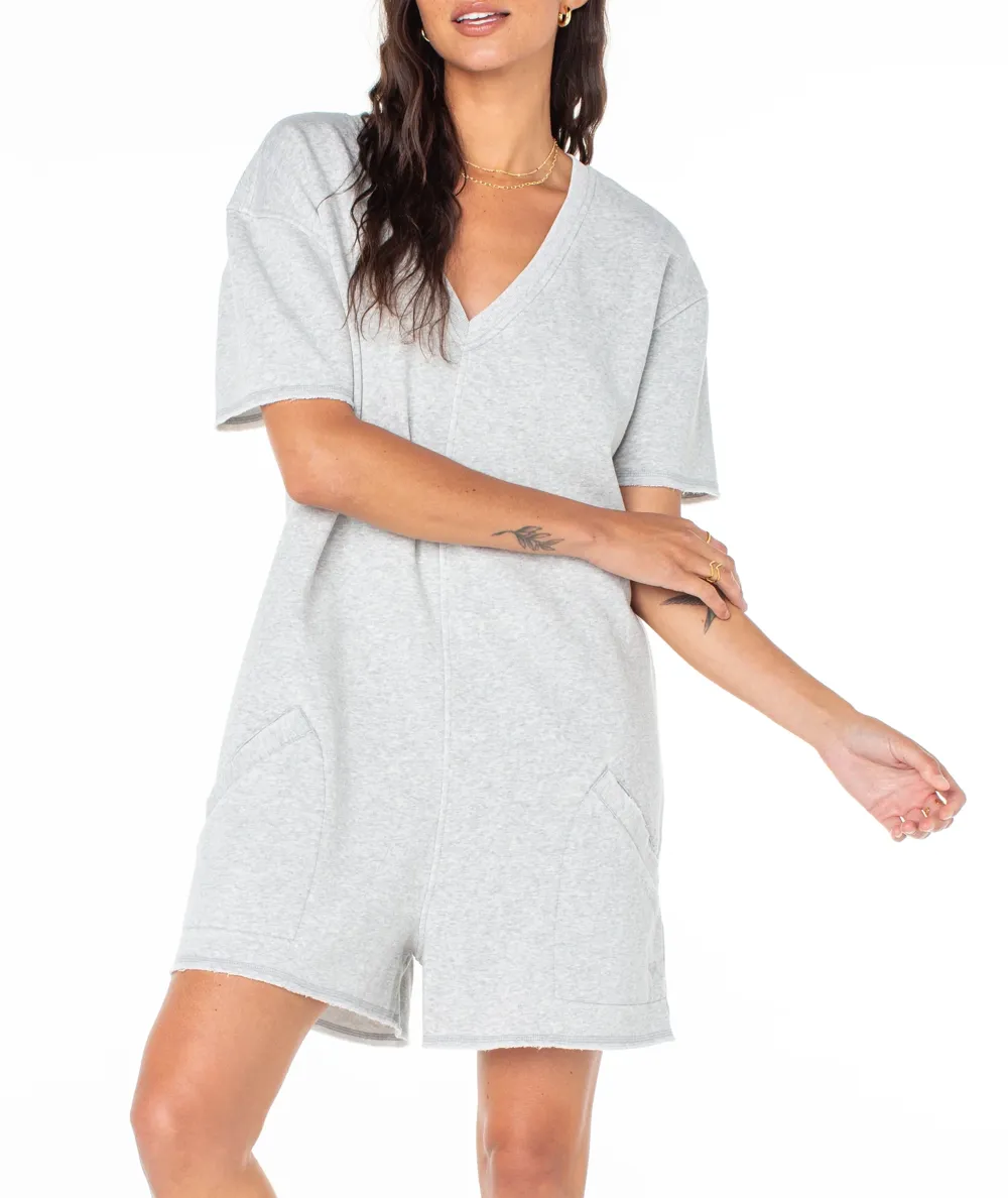 Solid-Color Soft Quick-Drying Women's One-Piece Dress