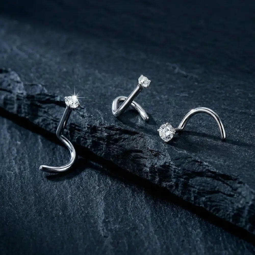 Curved Titanium Nose Screw