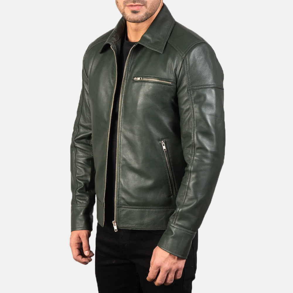 Men's Classic Everyday Biker Leather Jacket