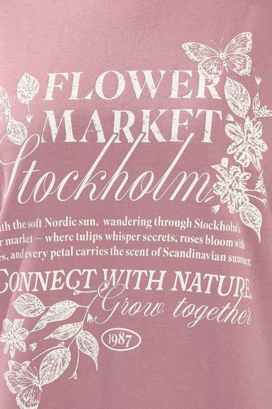 Pink 'Stockholm' Butterfly Embellished Sweatshirt detail 3
