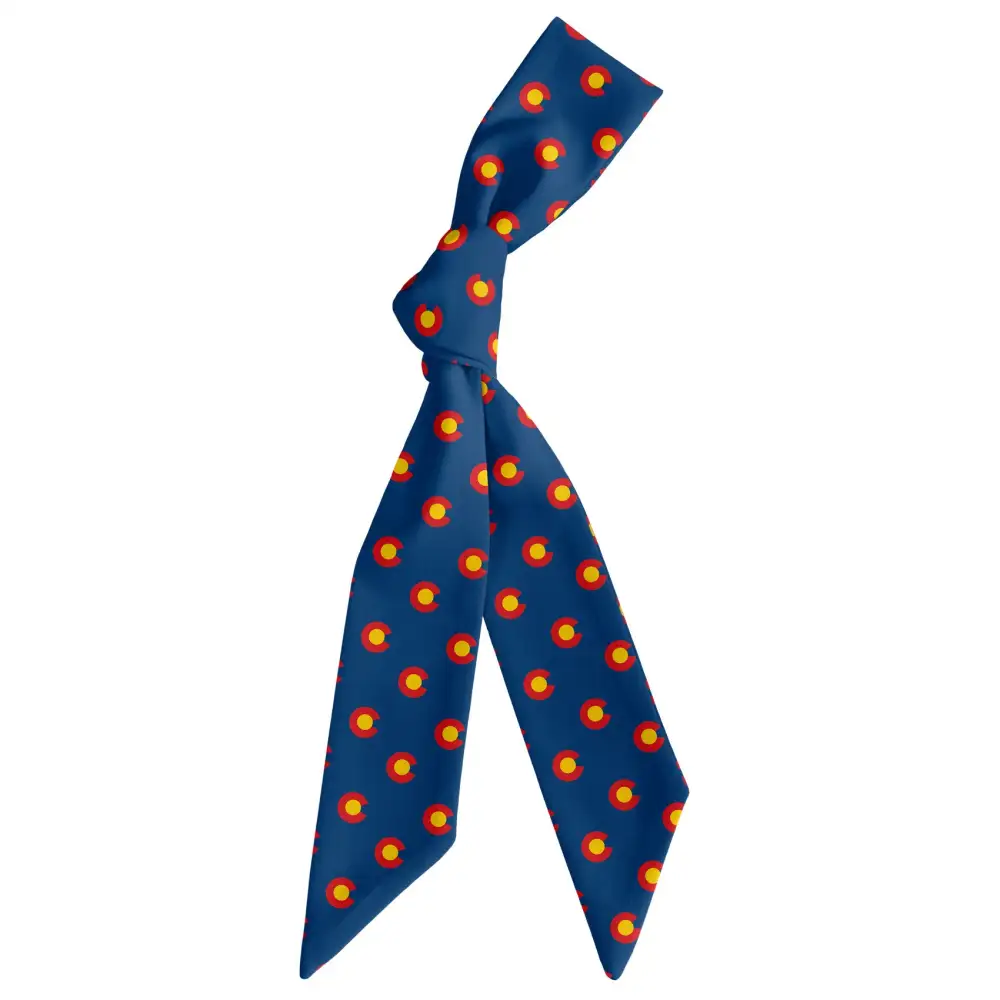 Colorado Flag Design Hair Scarf