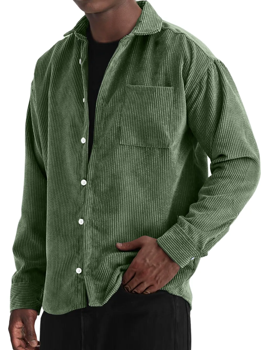 Modern Corduroy Pocket Shirt