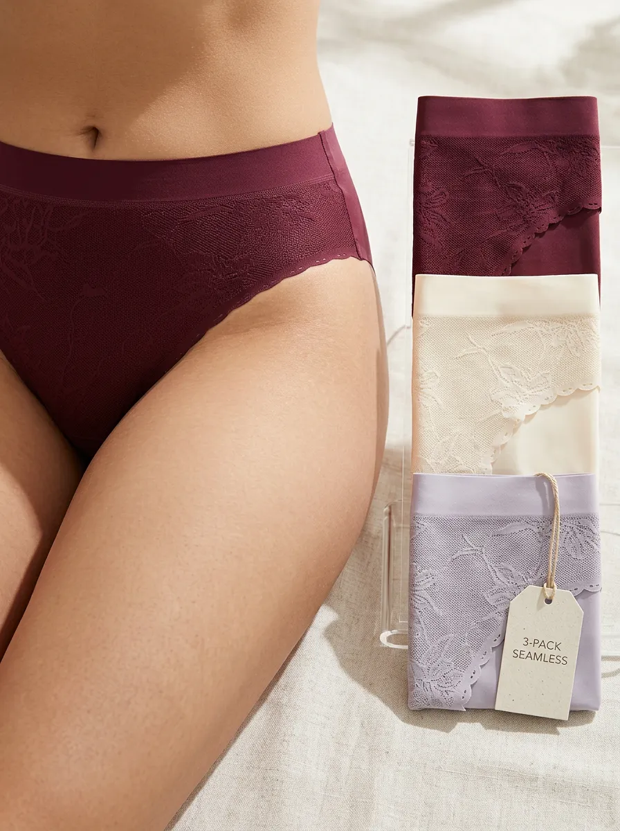 Women's Three Pack Everyday Panties