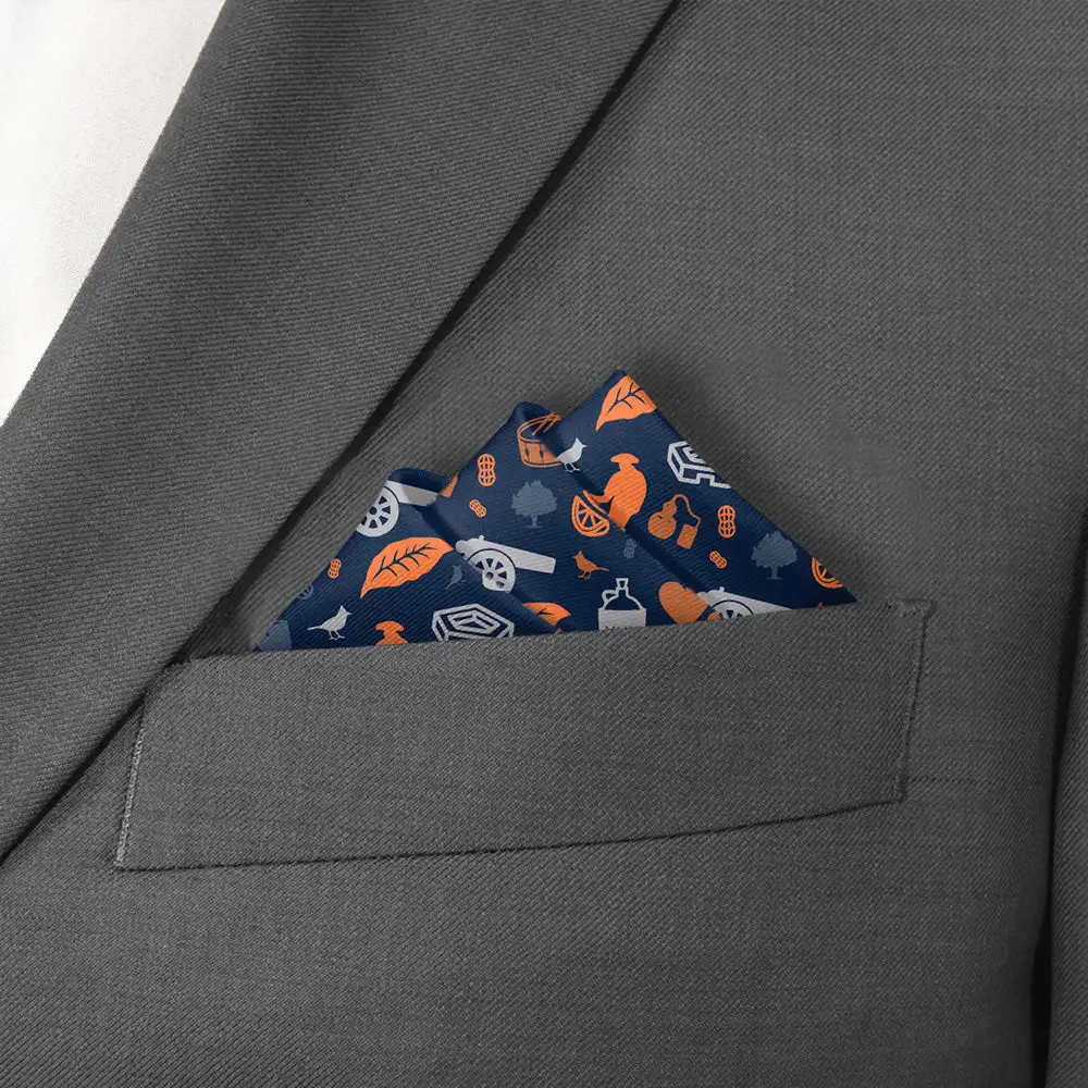 Neat Streamlined Suit Pocket Square