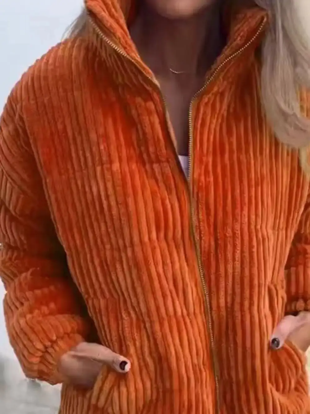 Full Size Zip Up Turtleneck